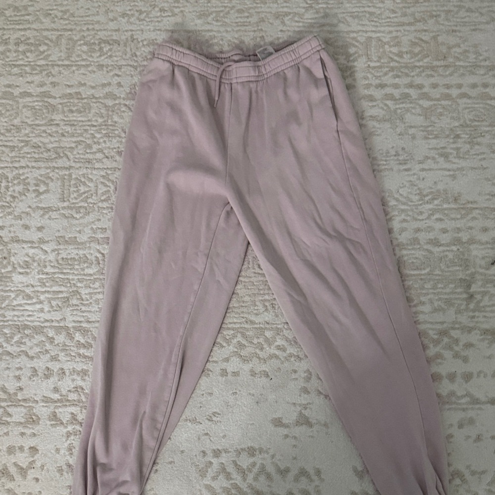 Women's Pink Jogger Pants - Casual Drawstring Sweatpants